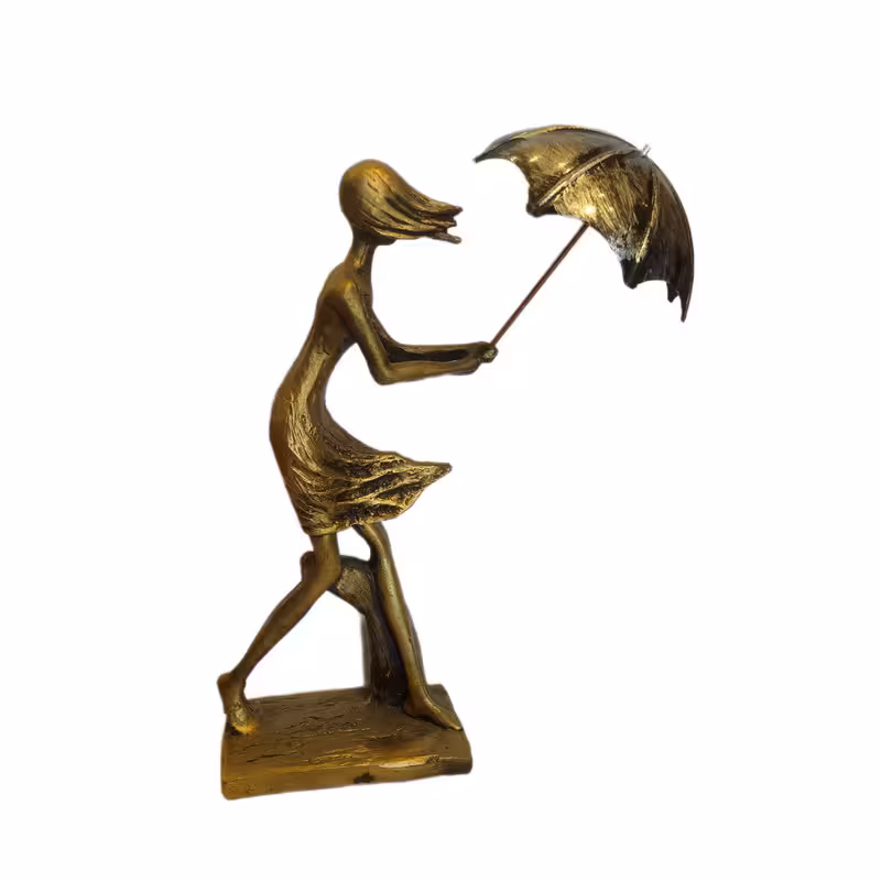 مجسمه مدل دختر چتری