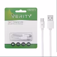 کابل شارژ پاوربانک TYPE C برند VERITY 2125