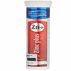 قرص جوشان زینک پلاس و ویتامین C های هلث 20 عدد