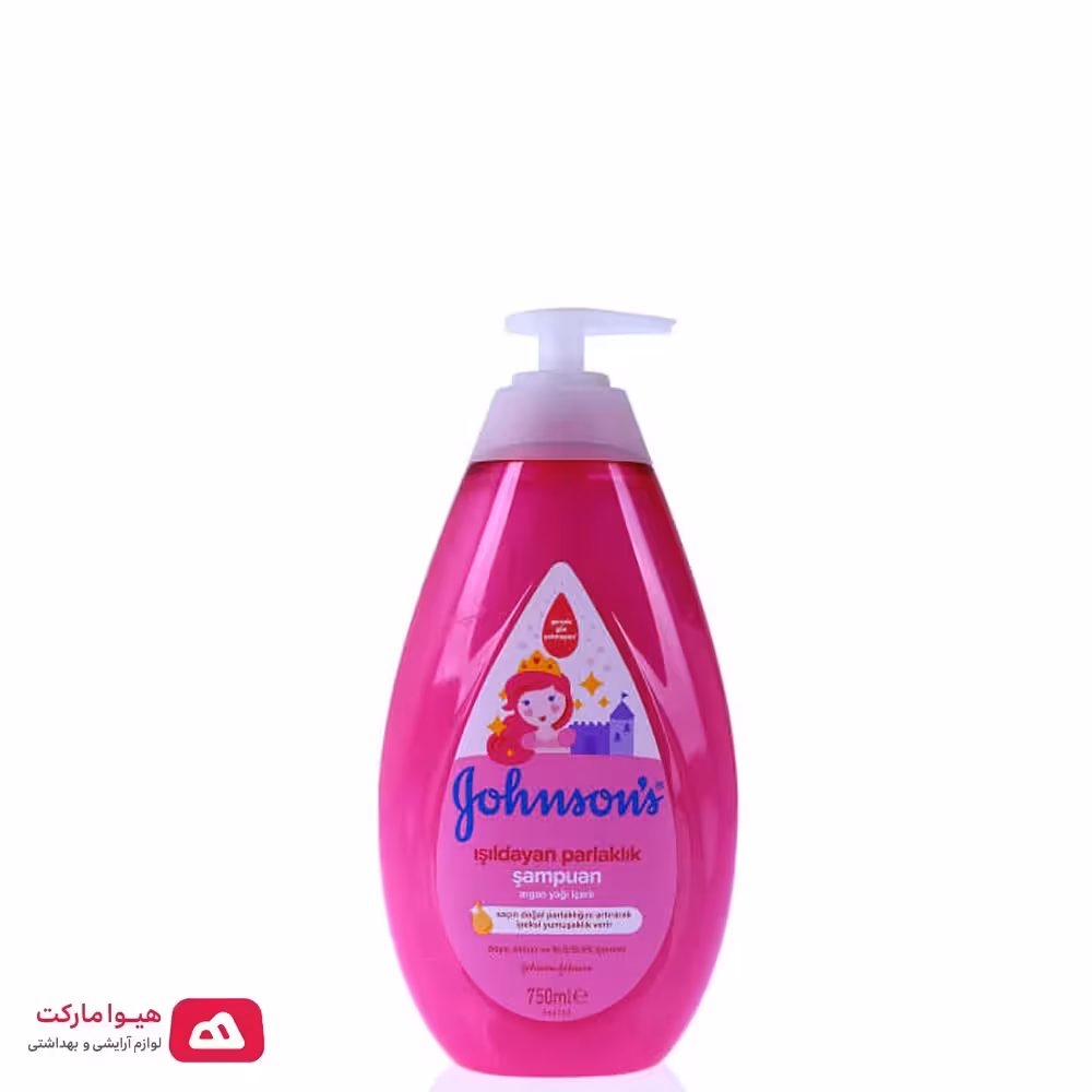 شامپو سر و بدن کودک جانسون حاوی عصاره آرگان