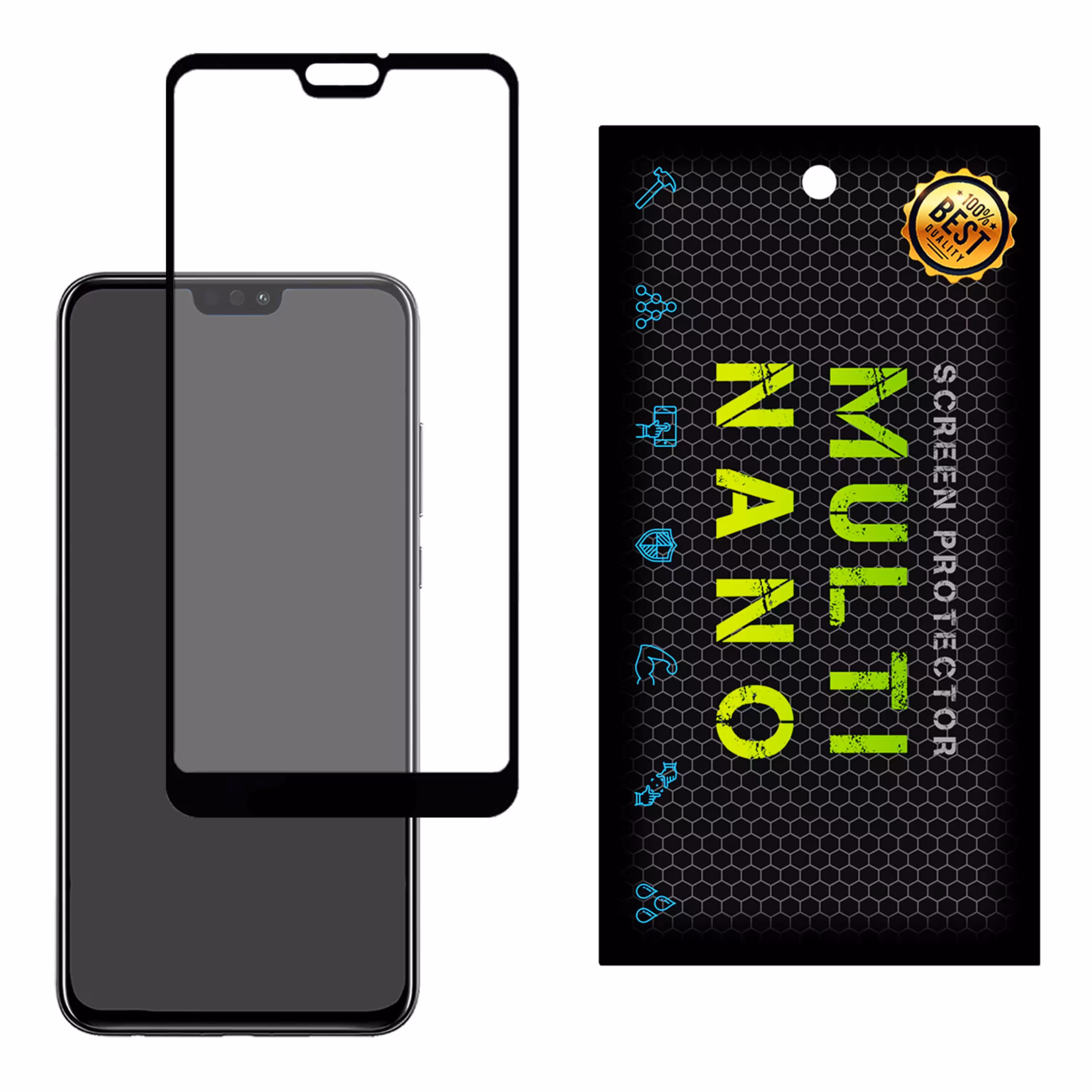 محافظ صفحه نمایش سرامیکی مولتی نانو مدل Pro مناسب برای گوشی موبایل هوآوی  Y9 2019