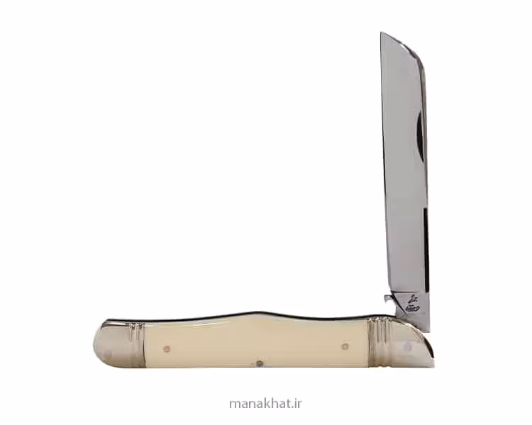 قلمتراش کلکسیونی تک تیغ 13 سانتِ جواد توسلی دسته عاج مصنوعی