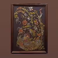 تابلوی دستساز لایه چینی گنجشک