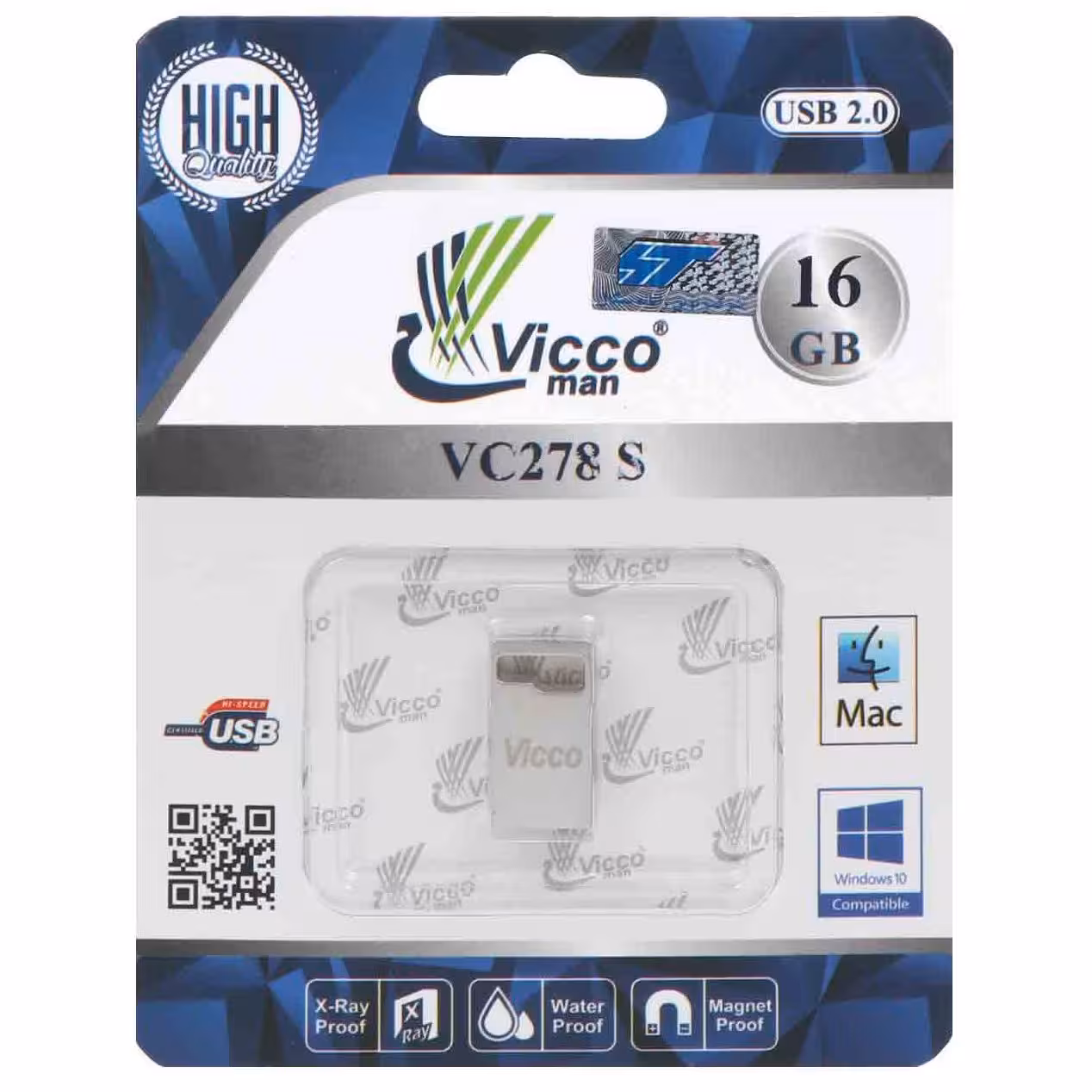 فلش مموری 16 گیگ ویکومن vc271s