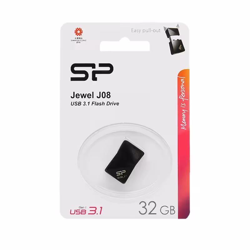 فلش مموری سیلیکون پاور مدل J08 ظرفیت 32 گیگابایت