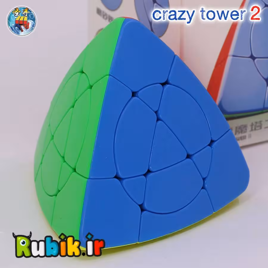 روبیک هرمی 3×3 شنگ شو برج جادویی کریزی ورژن 2