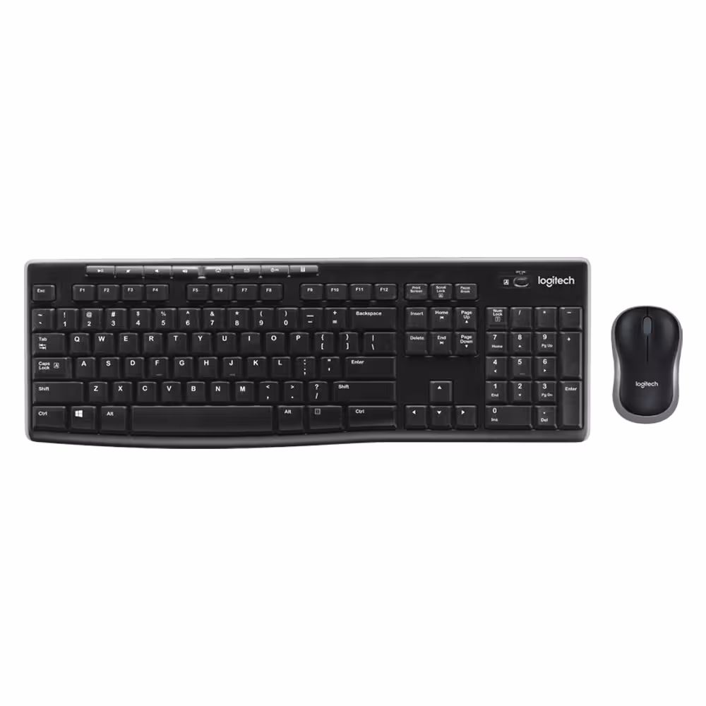 قیمت و خرید کيبورد و ماوس بی‌سیم لاجيتک مدل MK270 | یاس ارتباط