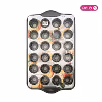 قالب مافین کف جدا گل 5 سانتی 24 خانه