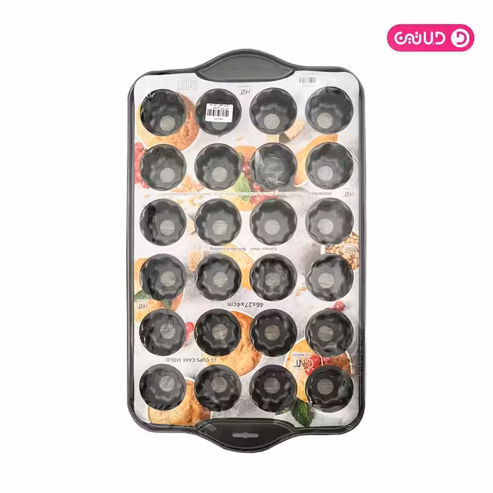 قالب مافین کف جدا گل 5 سانتی 24 خانه