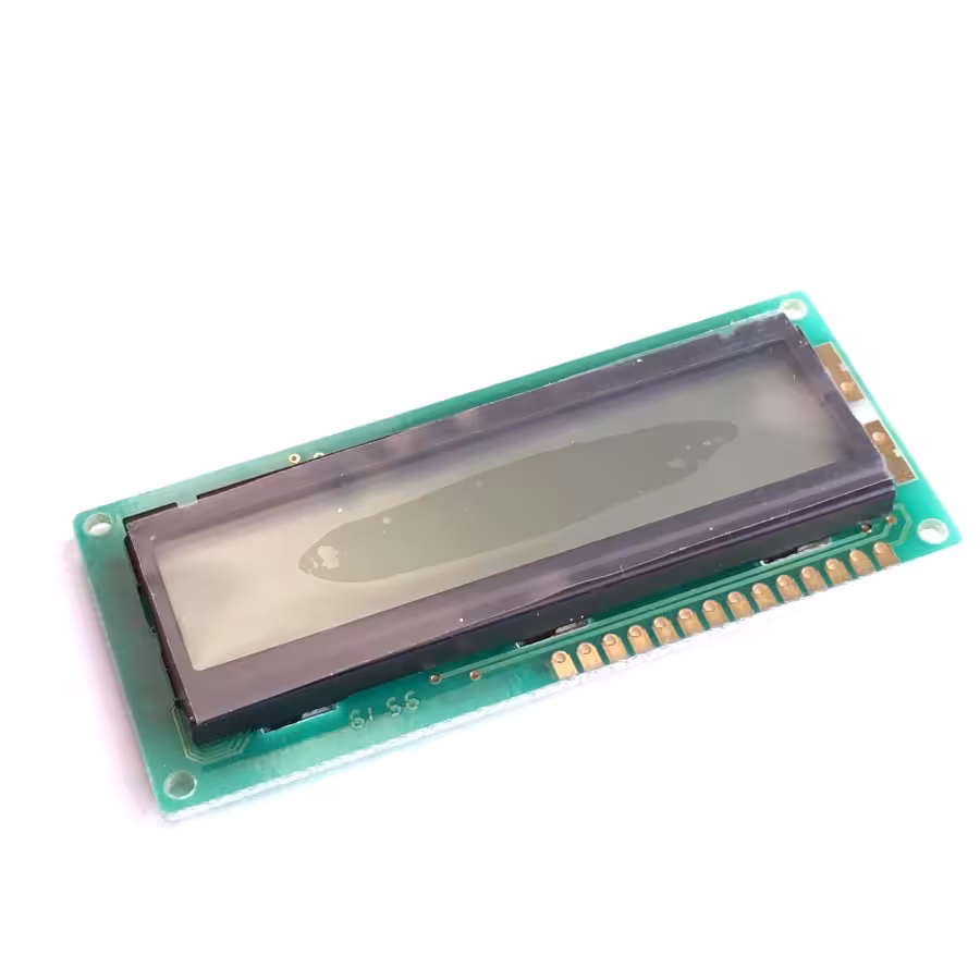 نمایشگر LCD کاراکتری 2*16 سبز , Character LCD 2×16 green