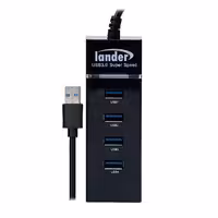 هاب 4 پورت USB 3.0 مدل H4 برند LANDER