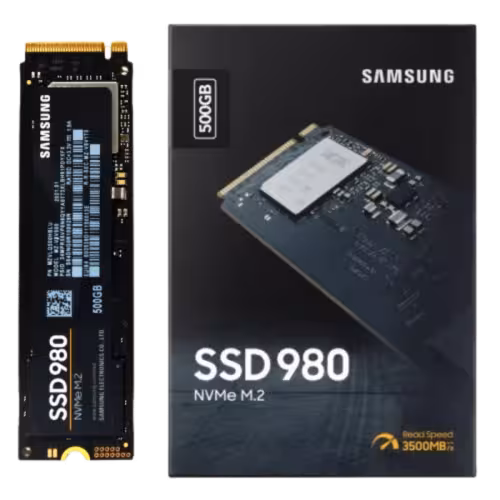 اس اس دی اینترنال سامسونگ مدل 980 M.2 ظرفیت 500 گیگابایت (اپن باکس با گارانتی)