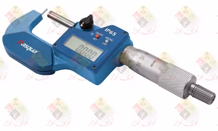 میکرومتر دیجیتال لوله یک سر گرد 25-0 داسکوا مدل 0005-4400