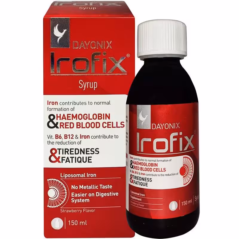 شربت آیروفیکس – تاریخ محصول 2027/05