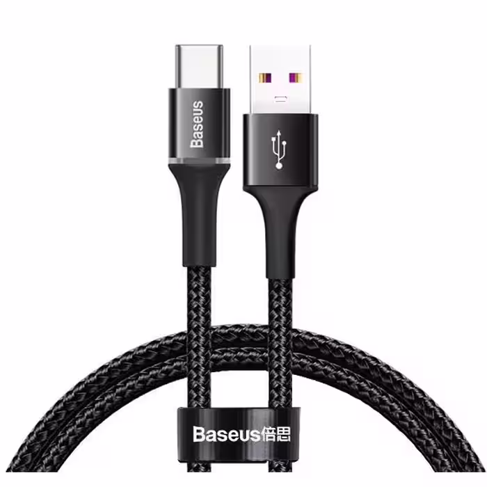 کابل لایتنینگ بیسوس Baseus Halo CALGH-B01 Type C توان 3 آمپر طول 1 متر - فروشگاه اینترنتی پروتاچ