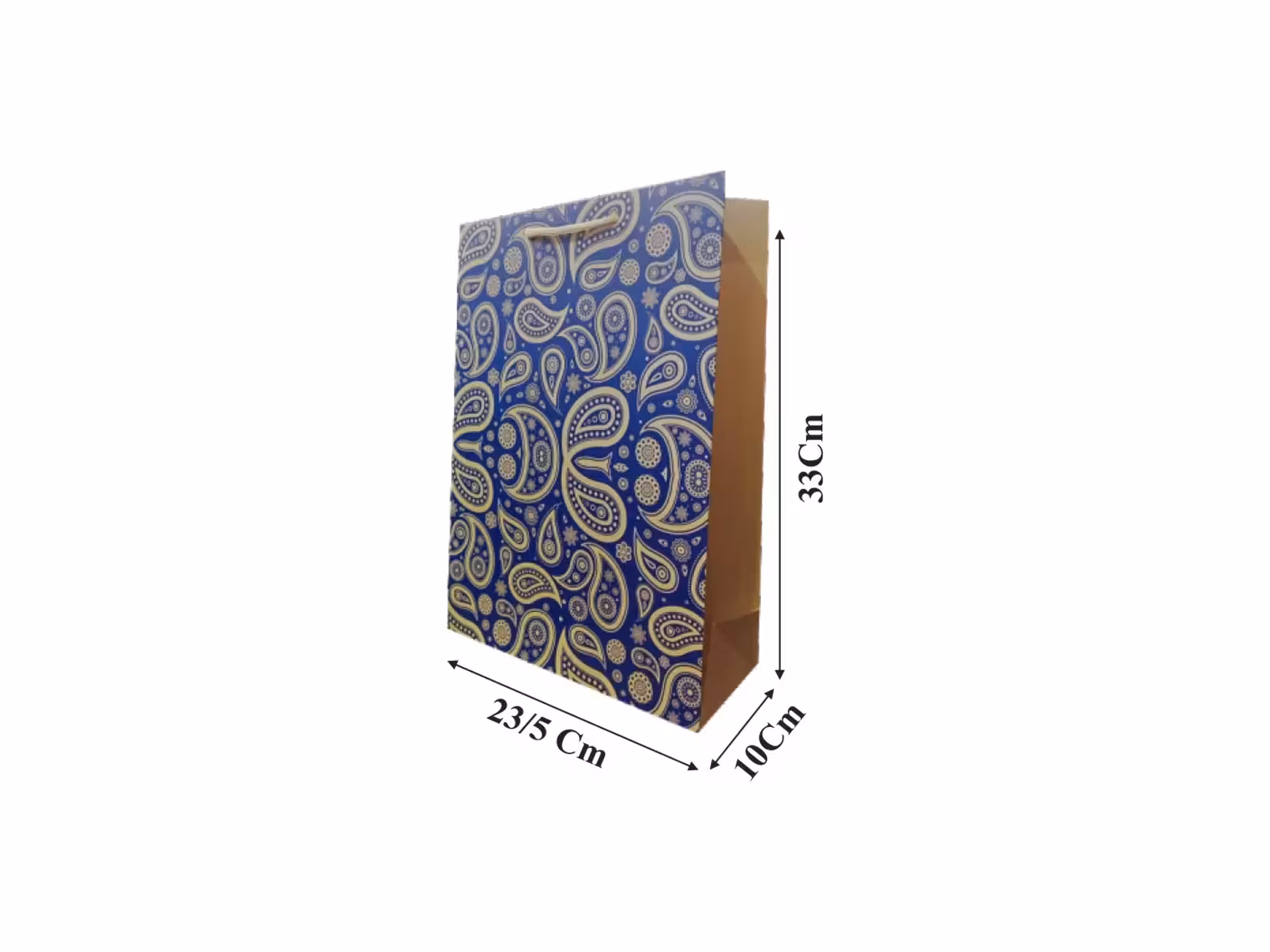 بگ طرح دار 10*23.5*33 کد G130 بسته 12 عددی