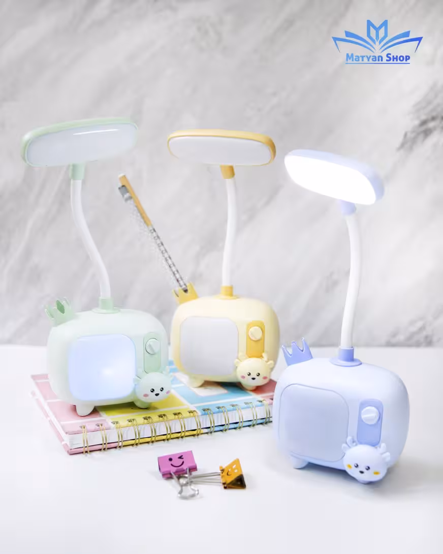 چراغ مطالعه فانتزی طرح تلویزیون جاقلمی دار