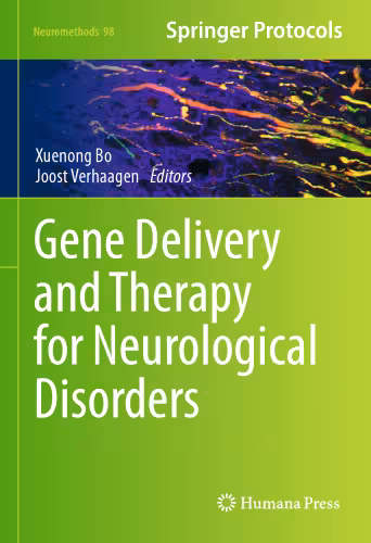 خرید و دانلود نسخه کامل کتاب Gene Delivery and Therapy for Neurological Disorders