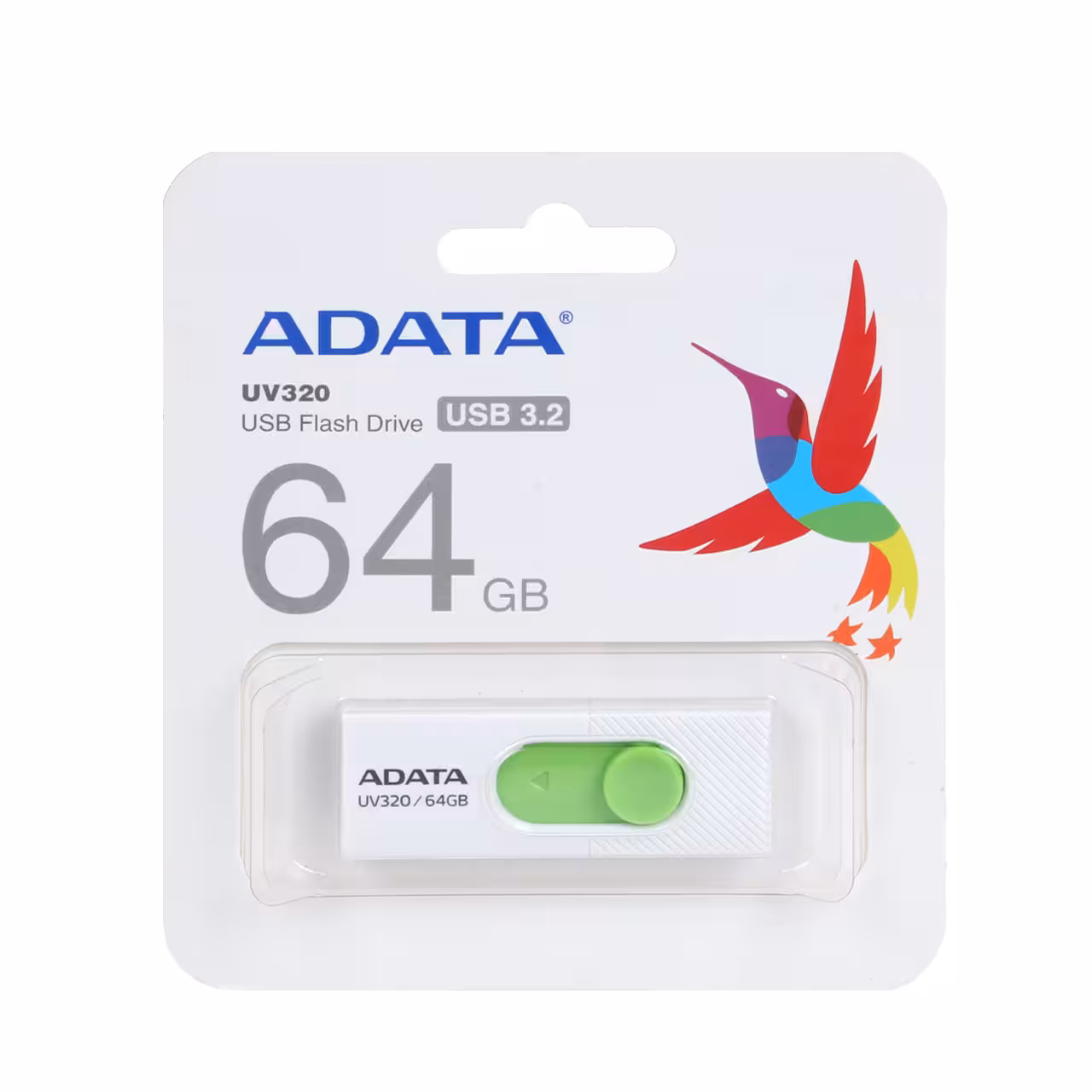 فلش مموری USB 3.1 ای دیتا مدل UV320 ظرفیت 64 گیگابایت