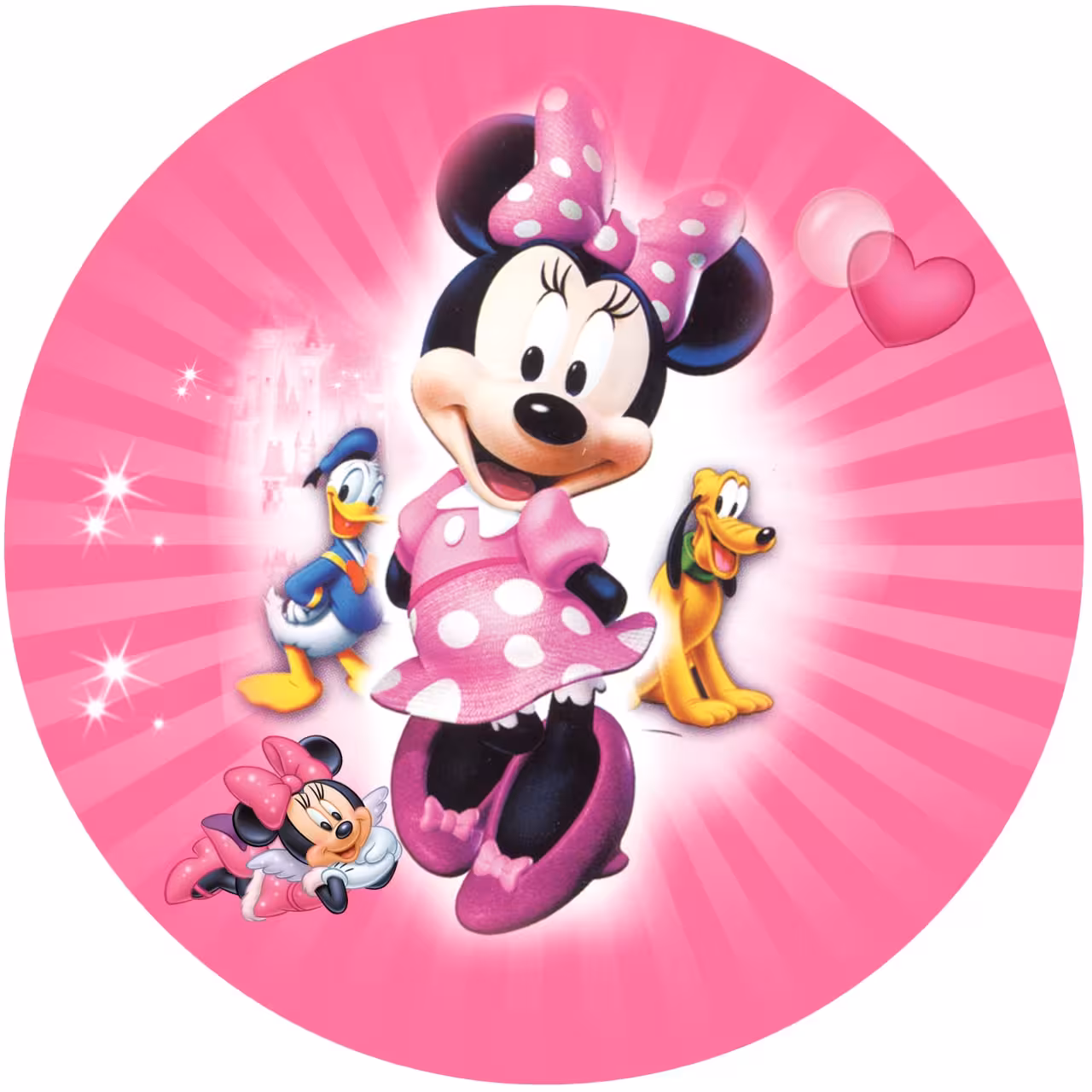 بنر گرد مینی موس ( 100 * 100 سانتی متر )