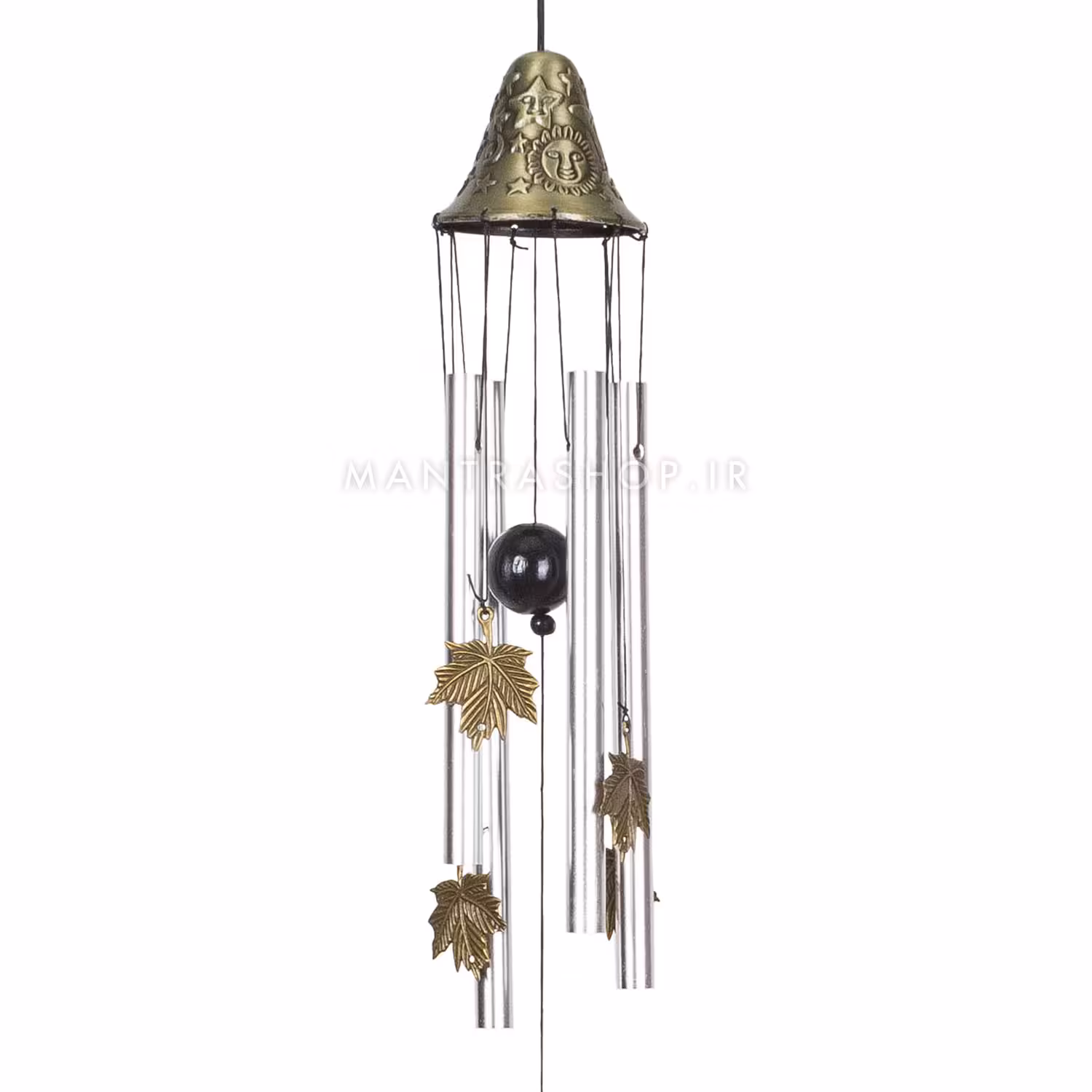 بادزنگ فنگشویی فلزی مدل برگ کد 133