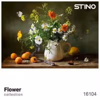 پازل شیشه ای استینو 260 تکه طرح گل (کد 16104)،(باجعبه)