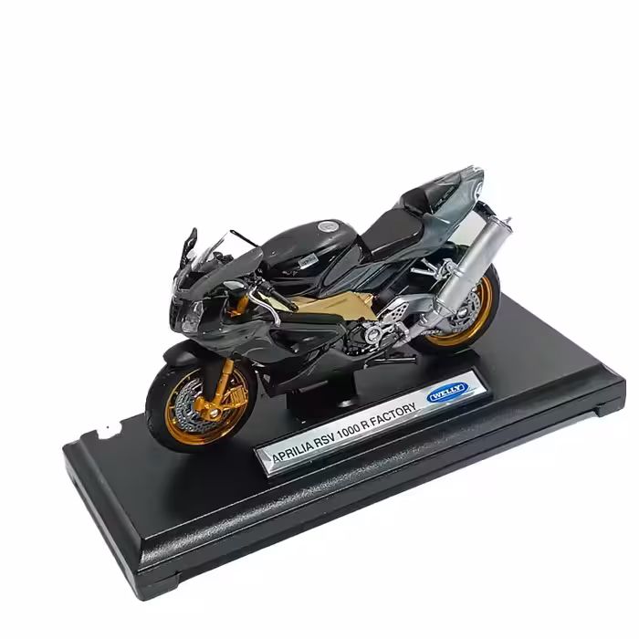 ماکت موتور 1:18 برند WELLY مدل Aprilia RSV 1000R Factory
