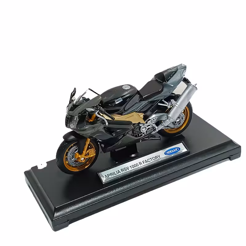 ماکت موتور 1:18 برند WELLY مدل Aprilia RSV 1000R Factory