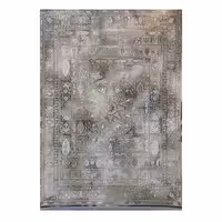 فرش ایرانی 1200 شانه کد 12122 زمینه نقره ای