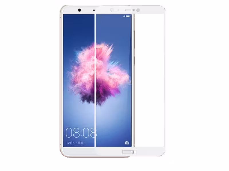 گلس فول هواوی P Smart 2018 سفید