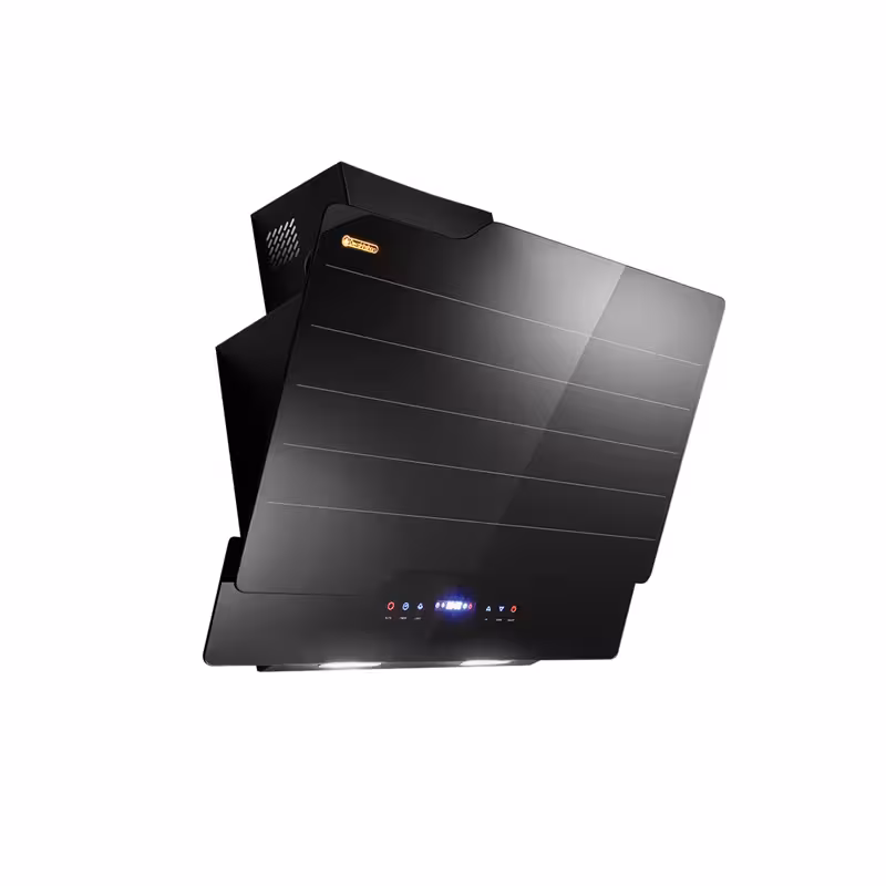 هود درخشان مدل نوت مشکی موتور توربو با درب اتومات