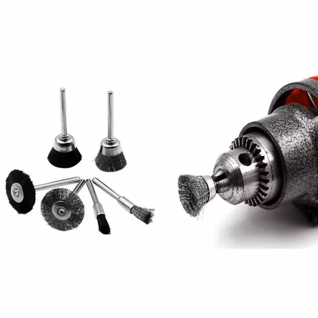 فرچه و سنگ مینیاتوری بلید کات مدل jt-12 مجموعه 12 عددی
