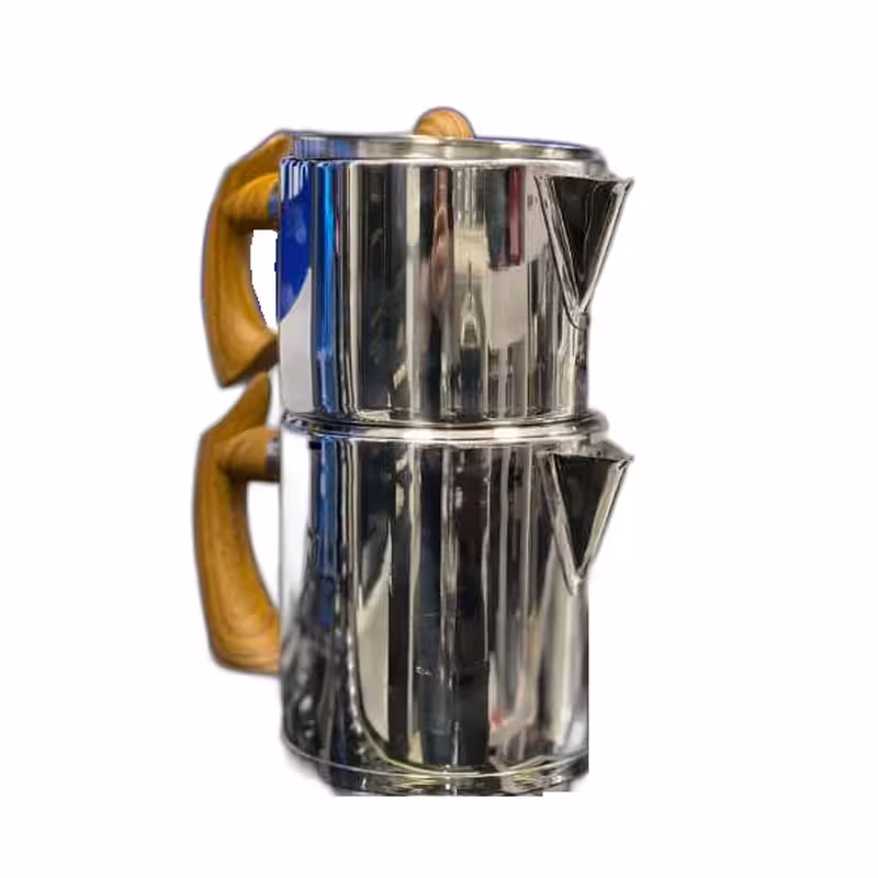 کتری قوری کرک ماز مدل A198D دسته چوبی