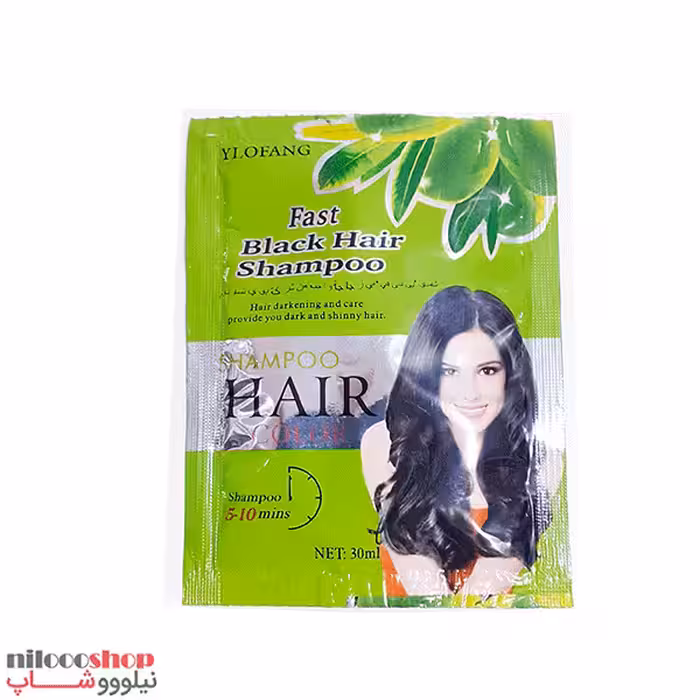 شامپو رنگ مشکی فوری حجم 30 میلی لیتر