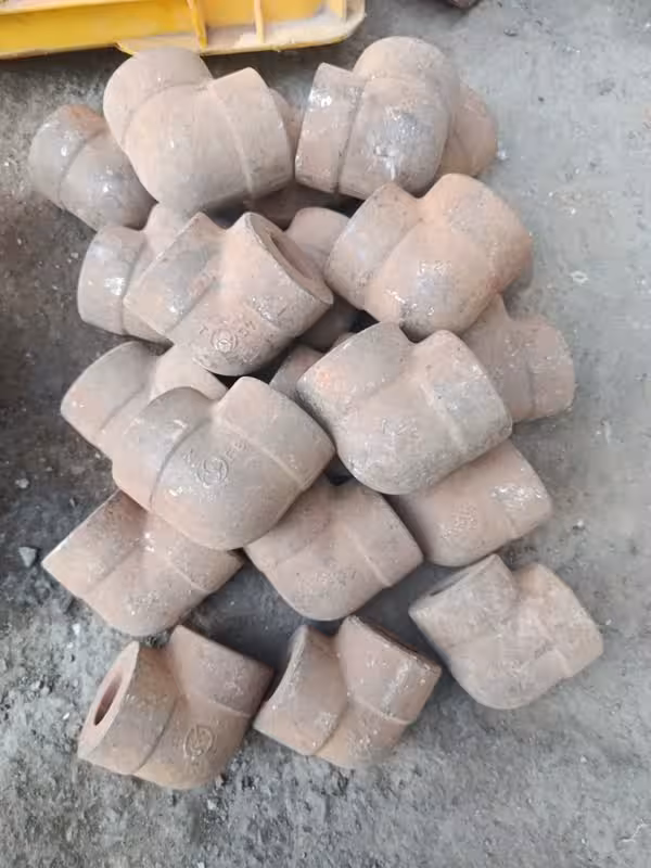 زانو 3/4 اینچ فشار قوی ساکت 45  درجه کلاس 9000  از جنس  SA A182/F22