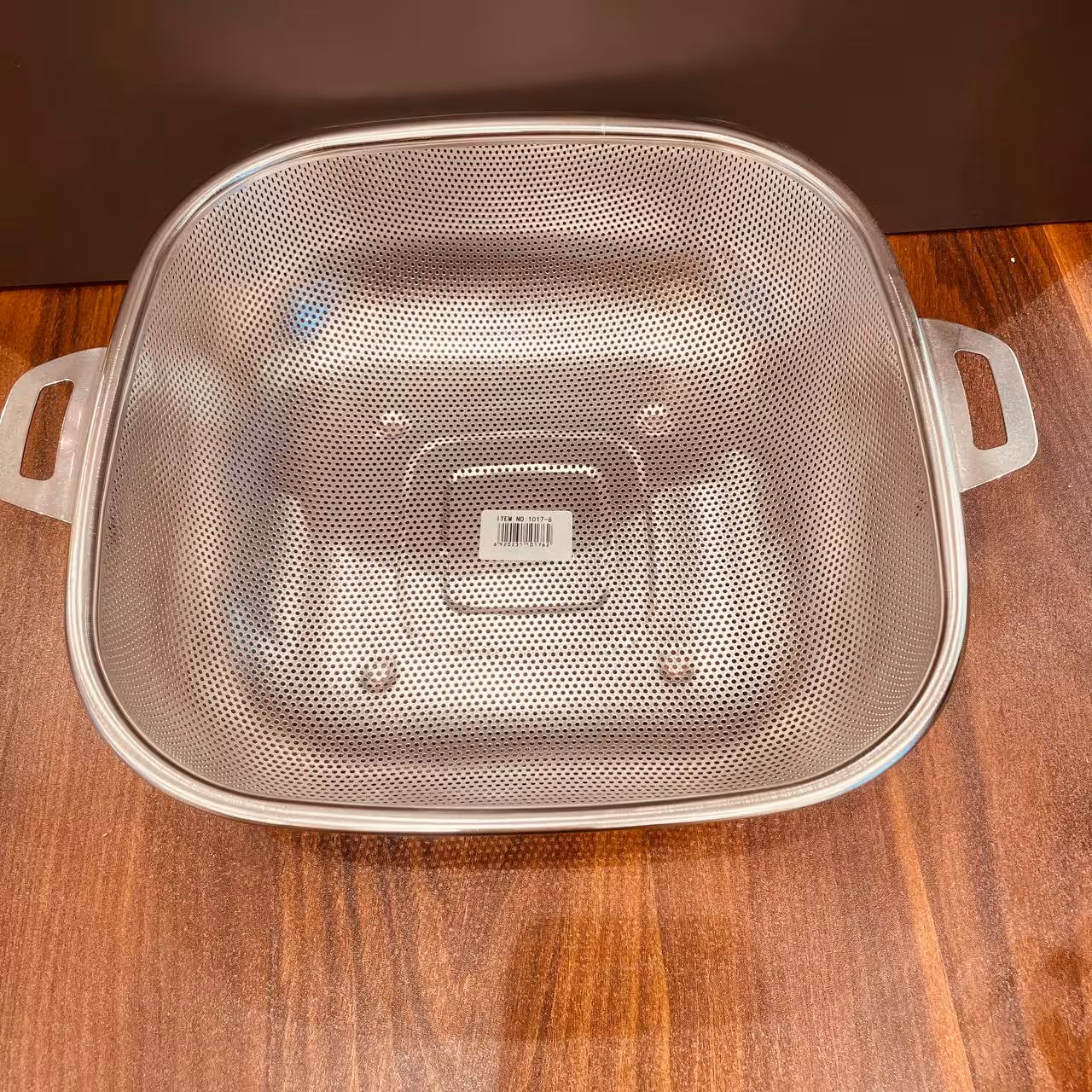 سبد استیل پانچ دسته دار مربع 30cm -1017-6