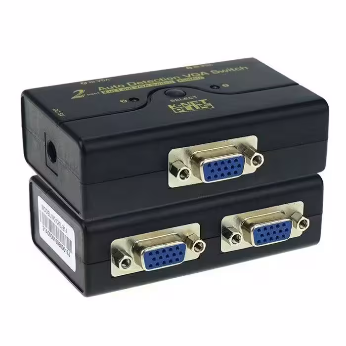 کی وی ام سوئیچ دو پورت VGA کی نت پلاس مدل KPM9021