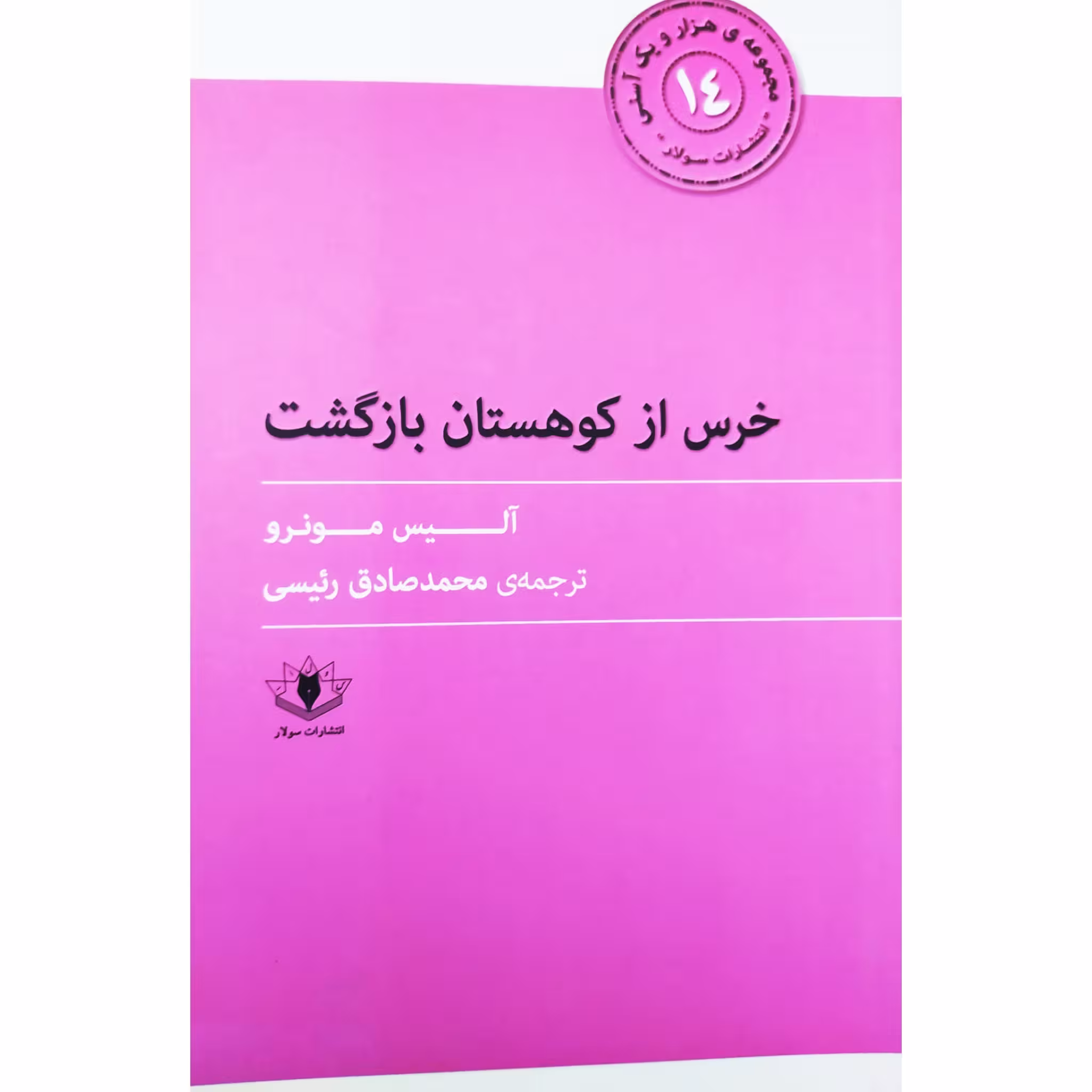 کتاب خرس از کوهستان بازگشت چاپ اصل و نو با تخفیف ویژه اثر آلیس مونرو ترجمه محمد صادق رئیسی انتشارات سولار چاپ تمام