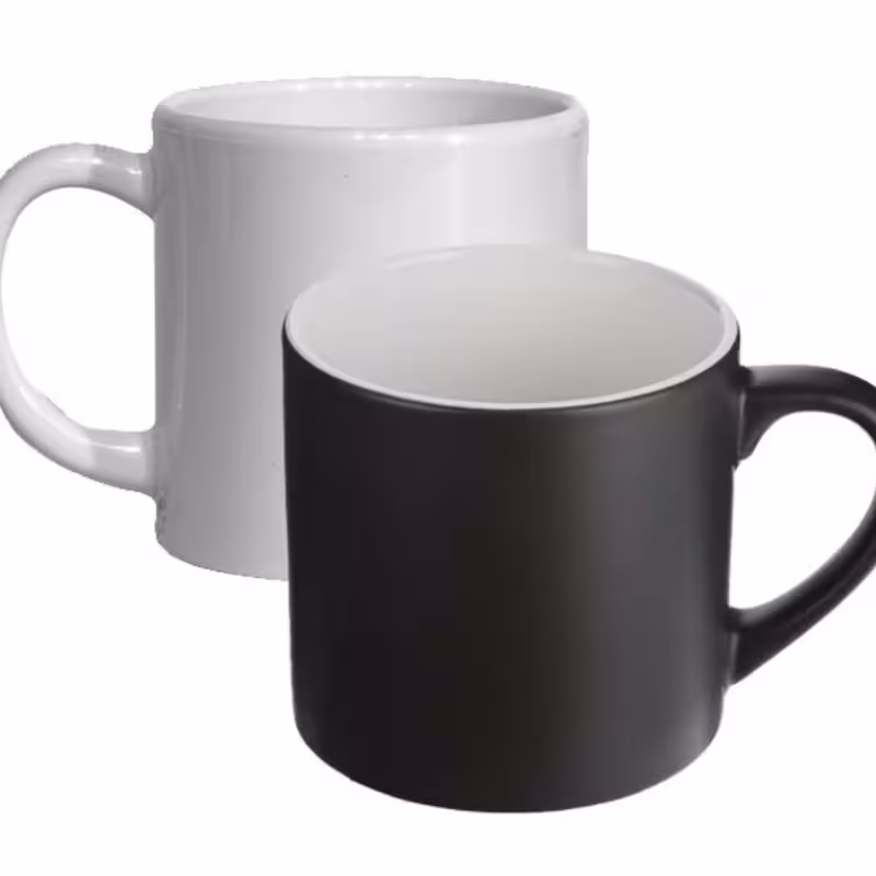 نیم ماگ دسته ساده رنگی