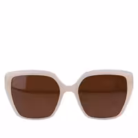 عینک آفتابی زنانه ووگ فریم کرم شیشه قهوه ای S 8592/2