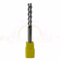 فرز انگشتی آلمینیوم سر تخت سه پر کوتاه 4 طول 75 MTS