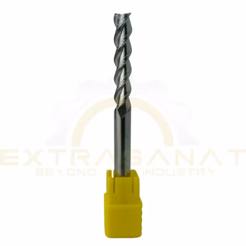 فرز انگشتی آلمینیوم سر تخت سه پر کوتاه 4 طول 75 MTS