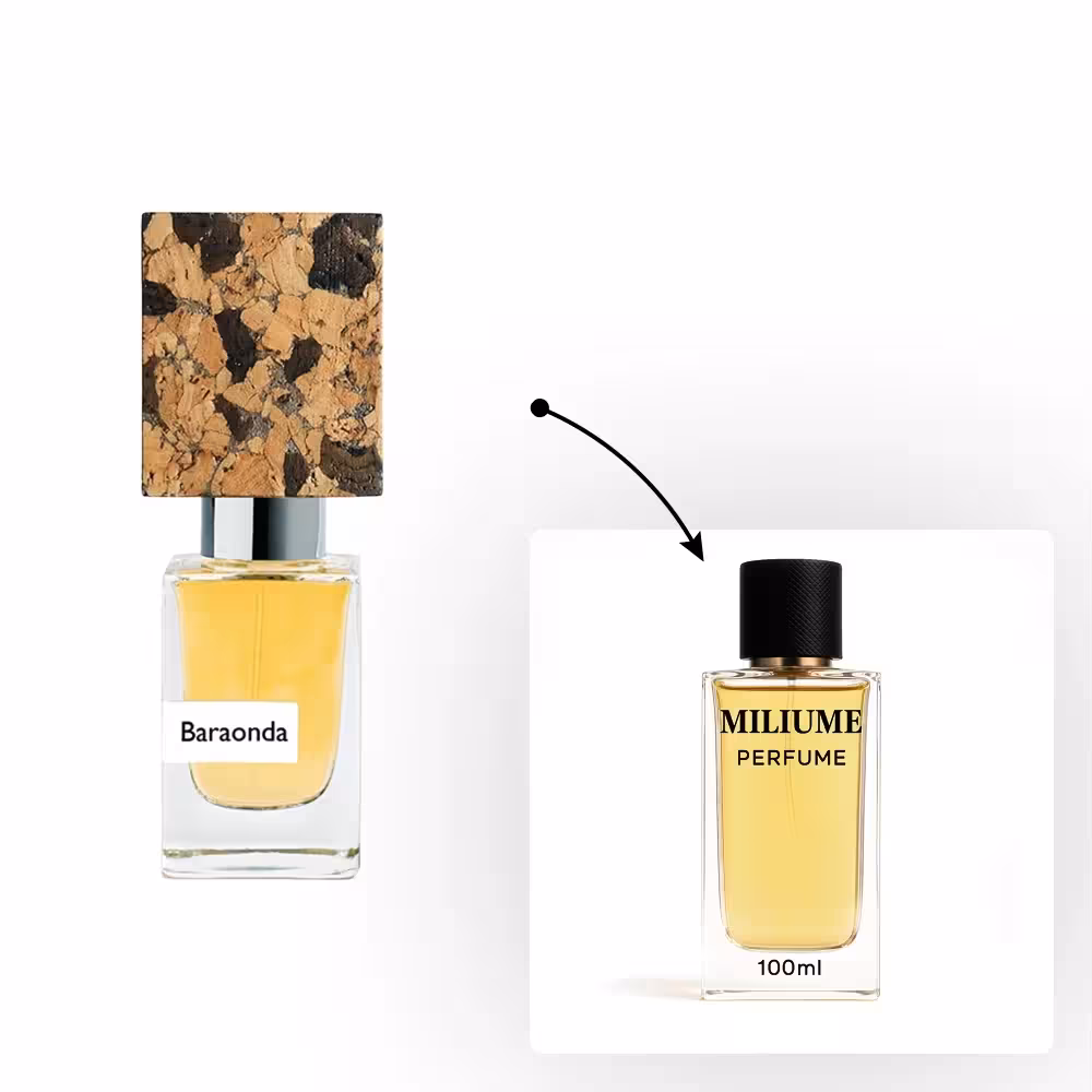 اسانس عطر Nasomatto Baraonda برند RenneTouch - کد 1420 - ناسوماتو بارا اوندا 100ML - میلیوم پرفیوم