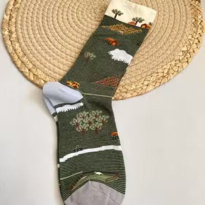 جوراب فانتزی طبیعت