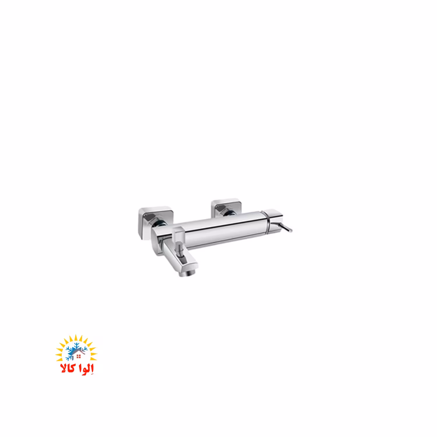 شیر حمام شودر مدل یونیک کروم