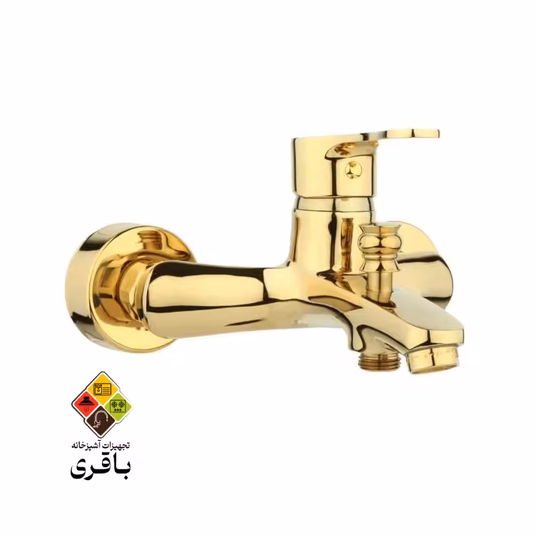شیر حمام راسان مدل صدف طلایی