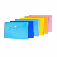 پاکت دکمه دار A4 بنفش سوپربایند