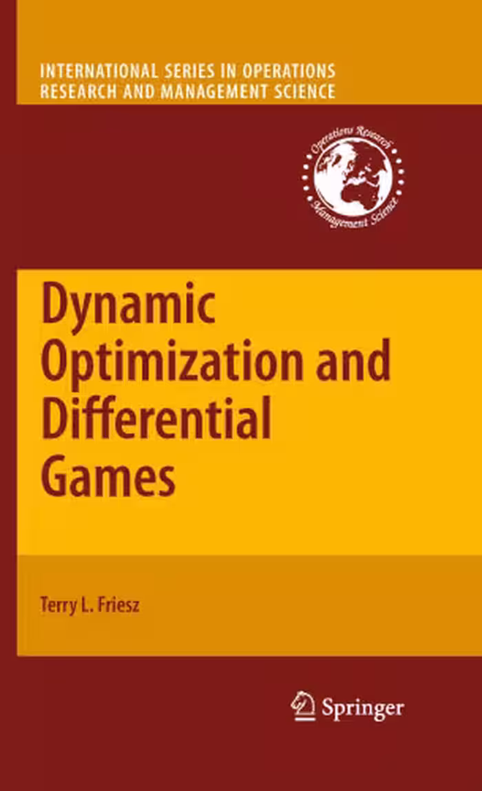 خرید و دانلود نسخه کامل کتاب Dynamic optimization and differential games