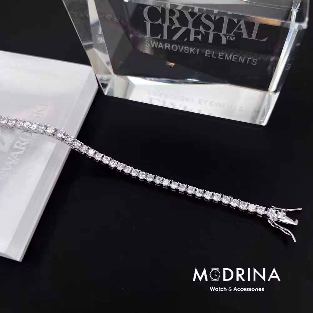 دستبند تنیسی کریستال سواروسکی Swarovski