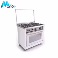 اجاق گاز مبله فردار اخوان کد M10-EDTR پنج شعله سفید